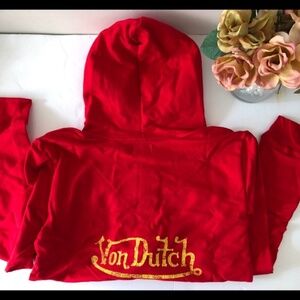 Von Dutch zip up hoodie
